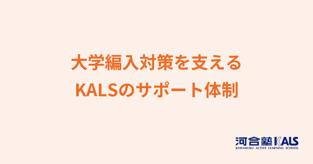 大学編入対策を支えるサポート体制 - 面談・個別指導・受験情報の全体像