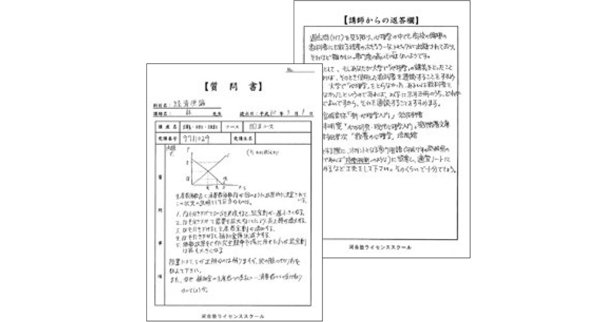 質問書システム | 河合塾KALS 医学部学士編入対策講座